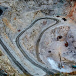 Image of rare earth mine in the Uyghur Region