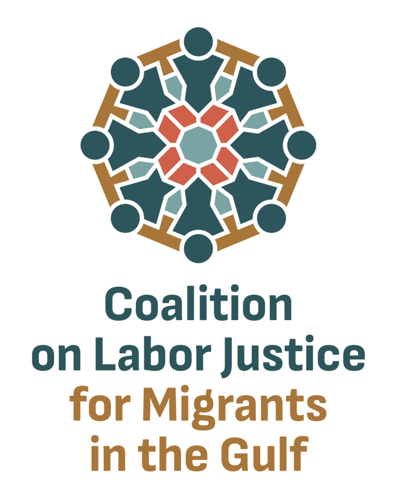 A logo for the Coalition on Labor Justice