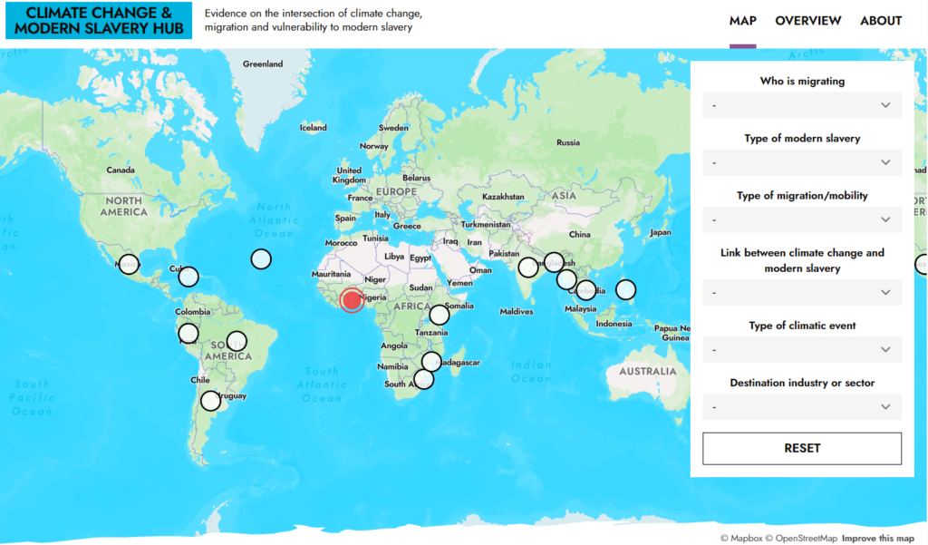 Climate Change Modern Slavery Hub